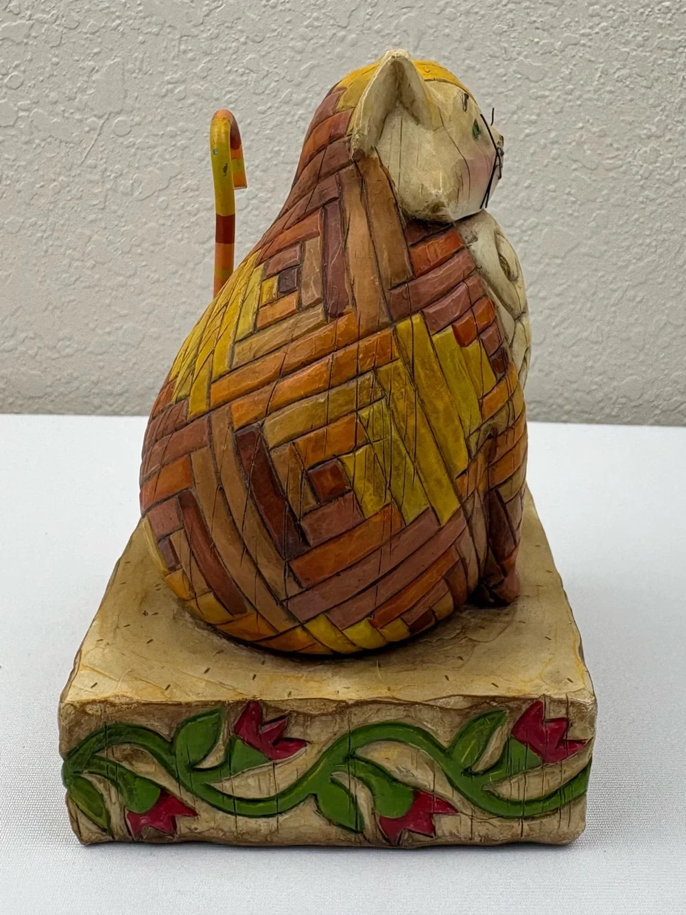 Jim Shore Heartwood Creek “Elijah” Cat Figurine.  Item #114422.